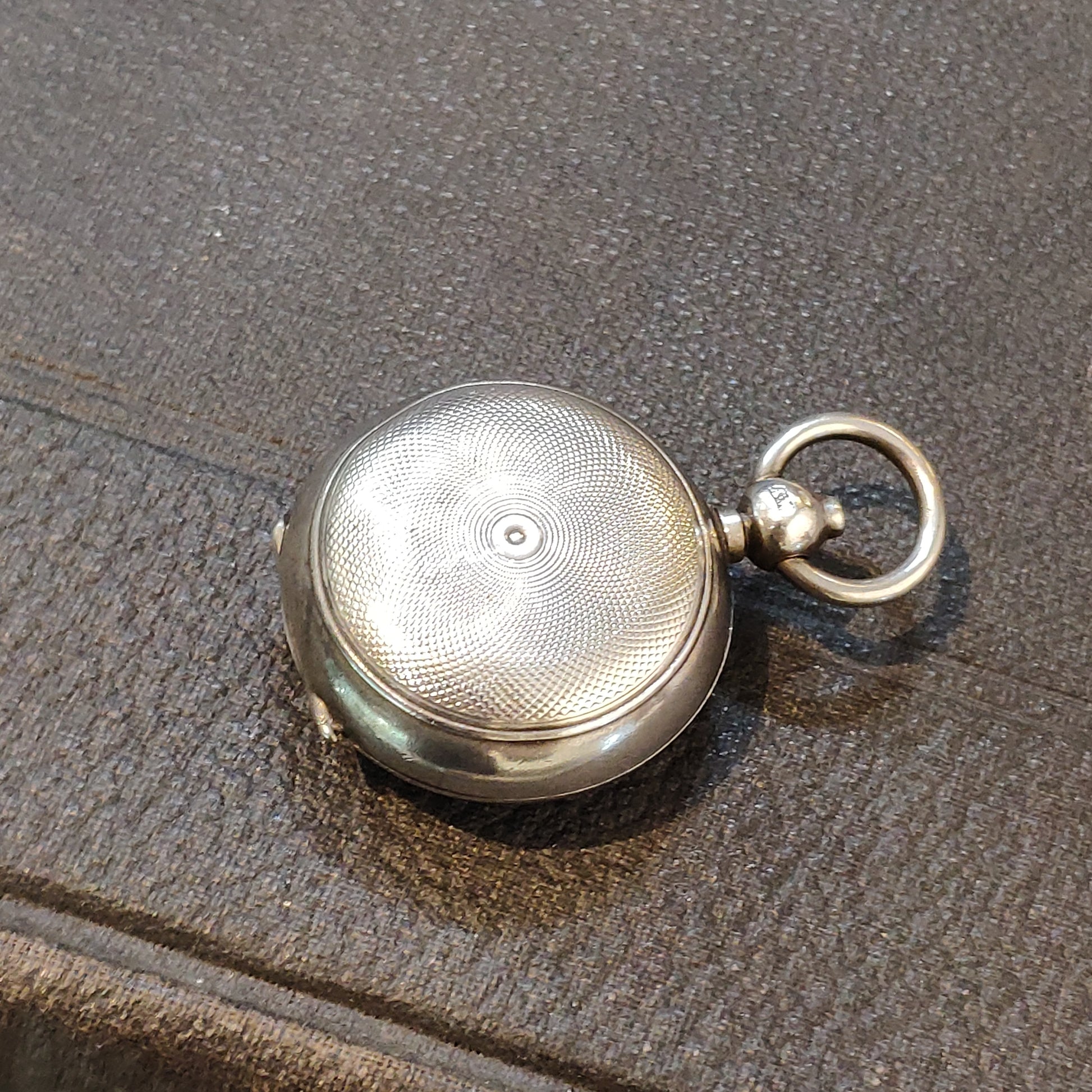 Hallmarked Silver Victorian c.1897 Coin Holder Blank