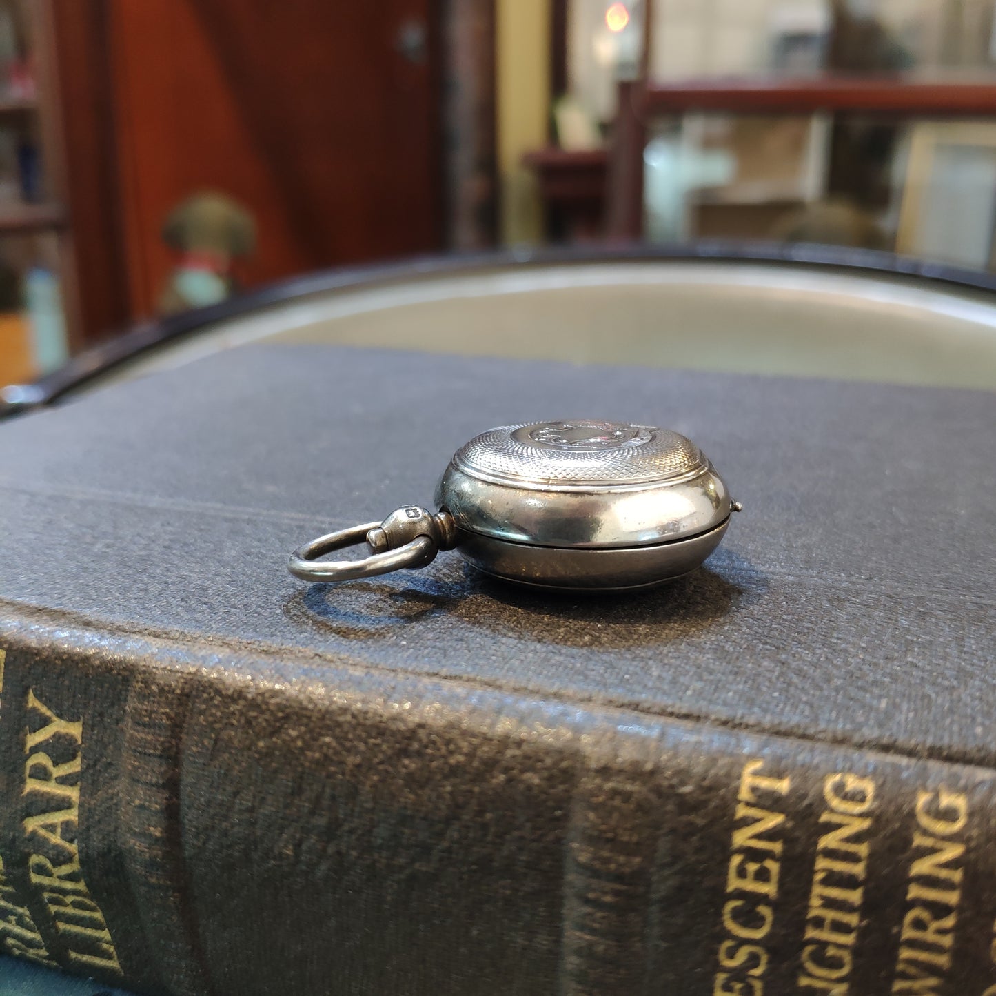 Hallmarked Silver Victorian c.1897 Coin Holder Blank