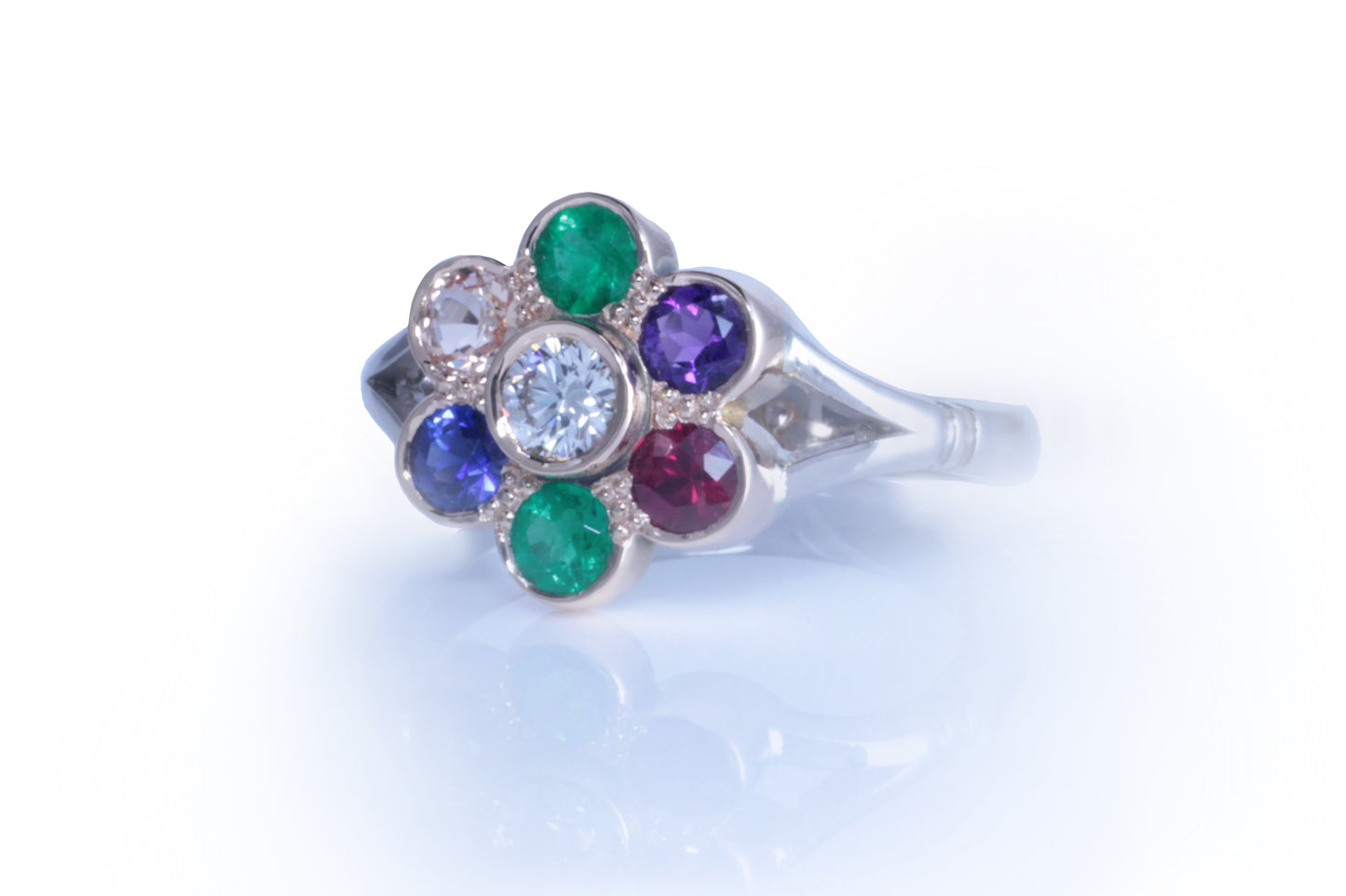 Dearest Ring Daisy Edwardian style in 18ct