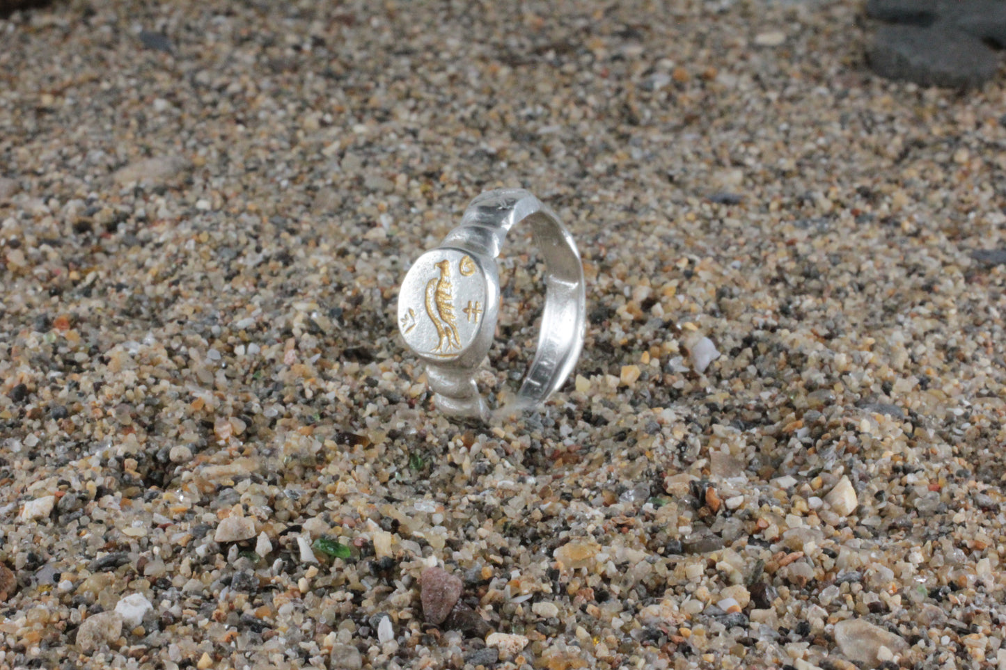 Legionary Imperial Roman Style Eagle Ring Silver