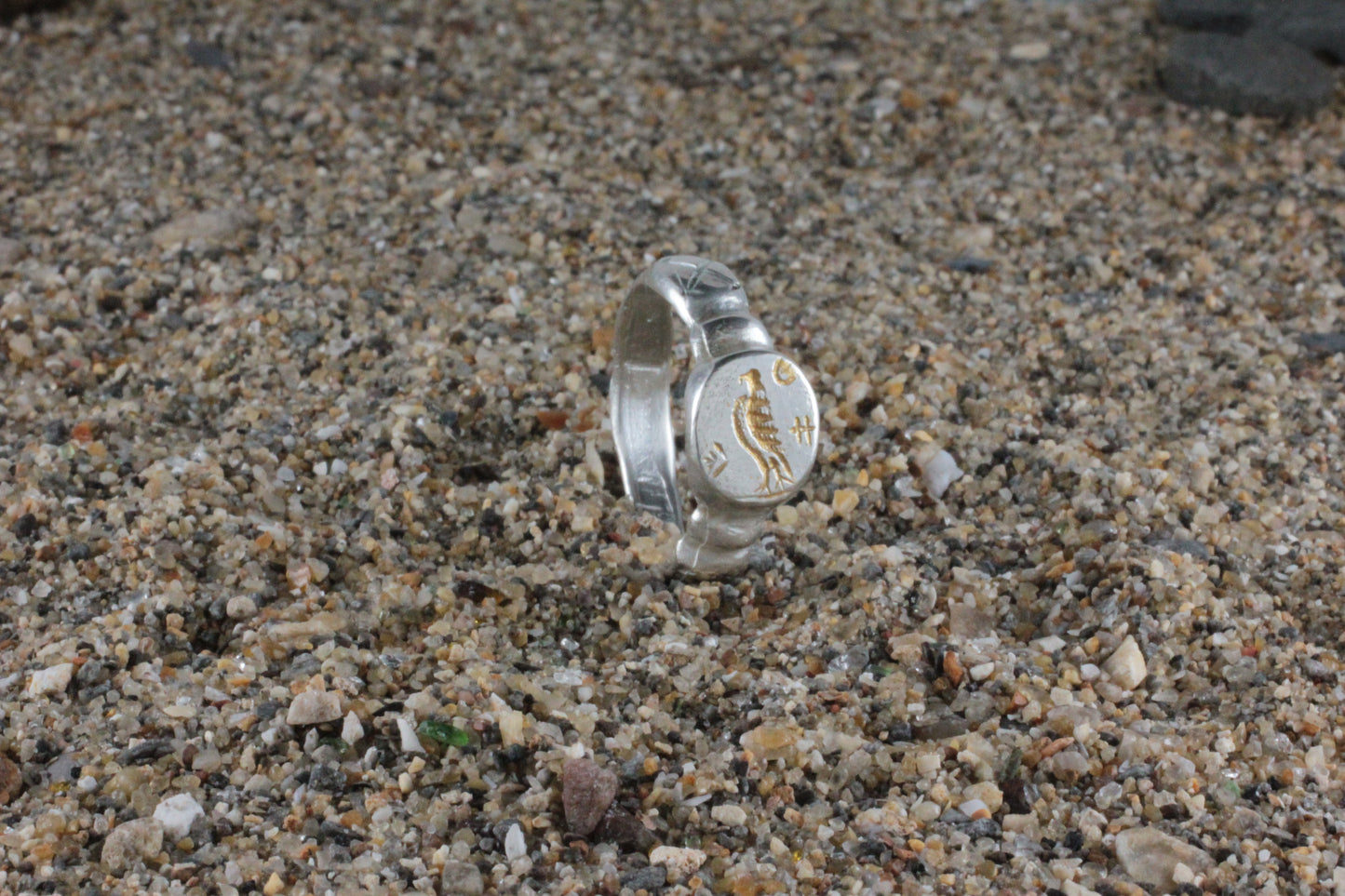 Legionary Imperial Roman Style Eagle Ring Silver