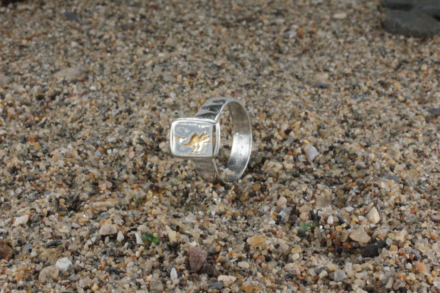 'Vernatio' Phoenix Roman c.400AD Style Ring Silver
