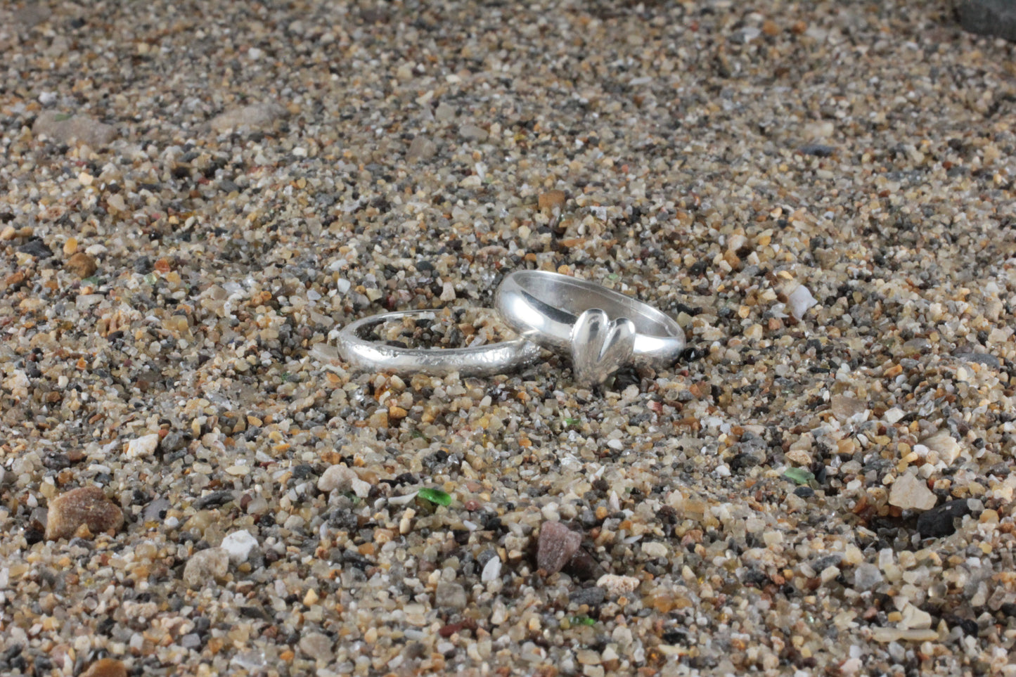 'Cordis' Medieval style Heart Ring Silver C15th