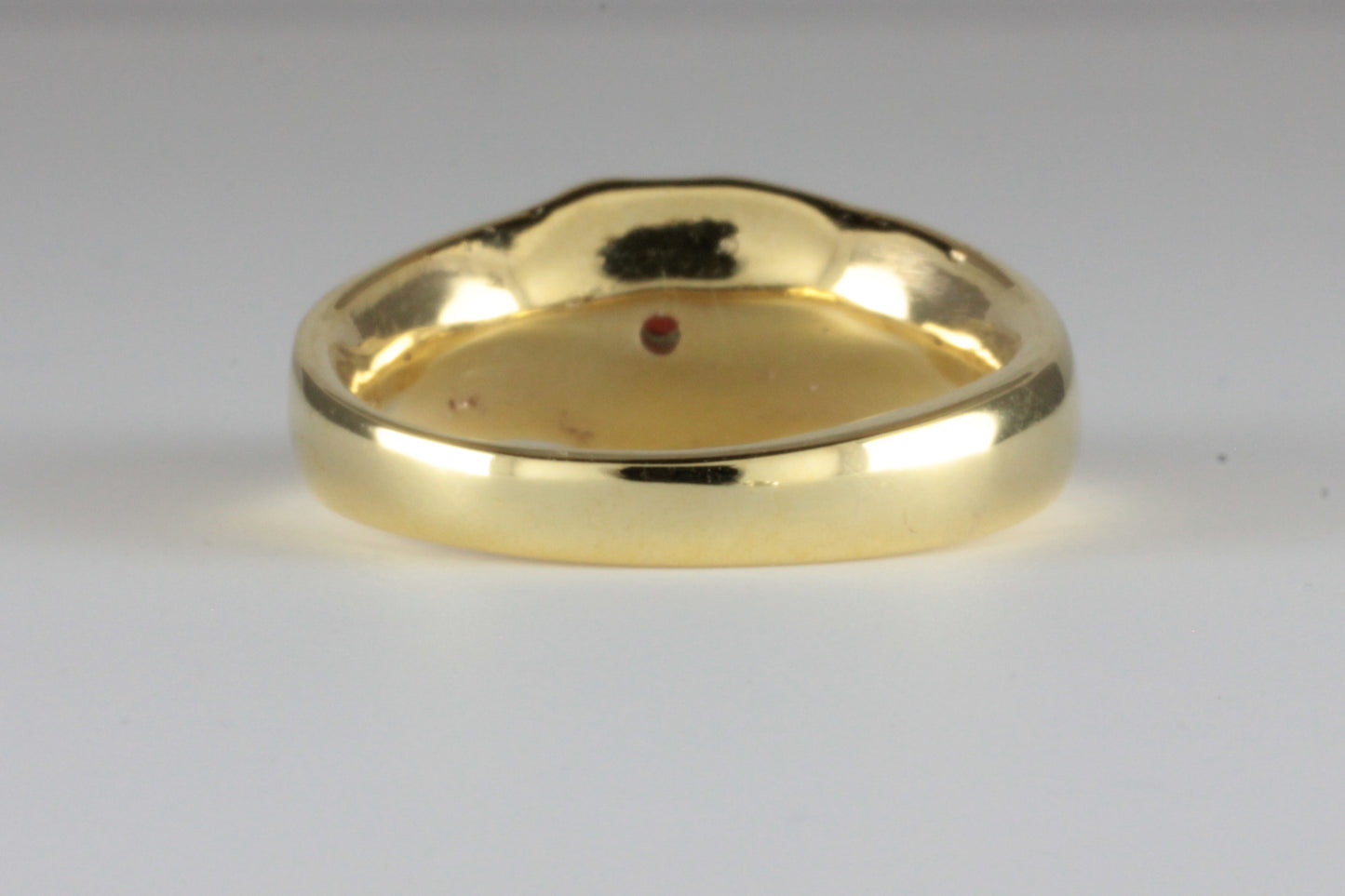 'Solis' Medieval style 22ct Gold and Garnet Sunburst Ring