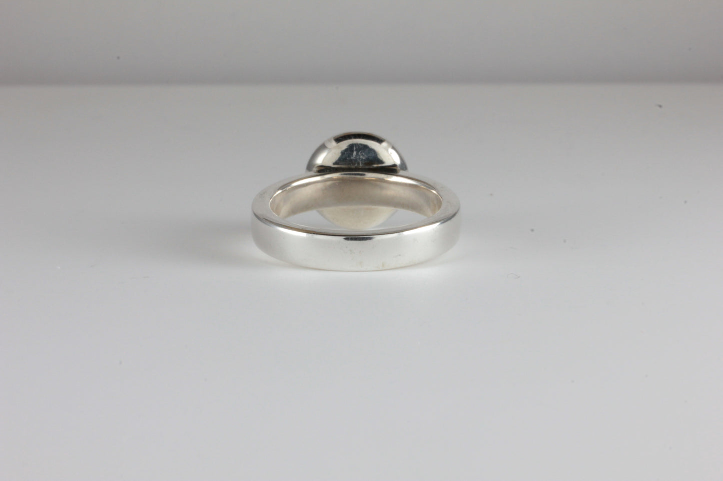 Black & White Diamond Art Deco style Target ring
