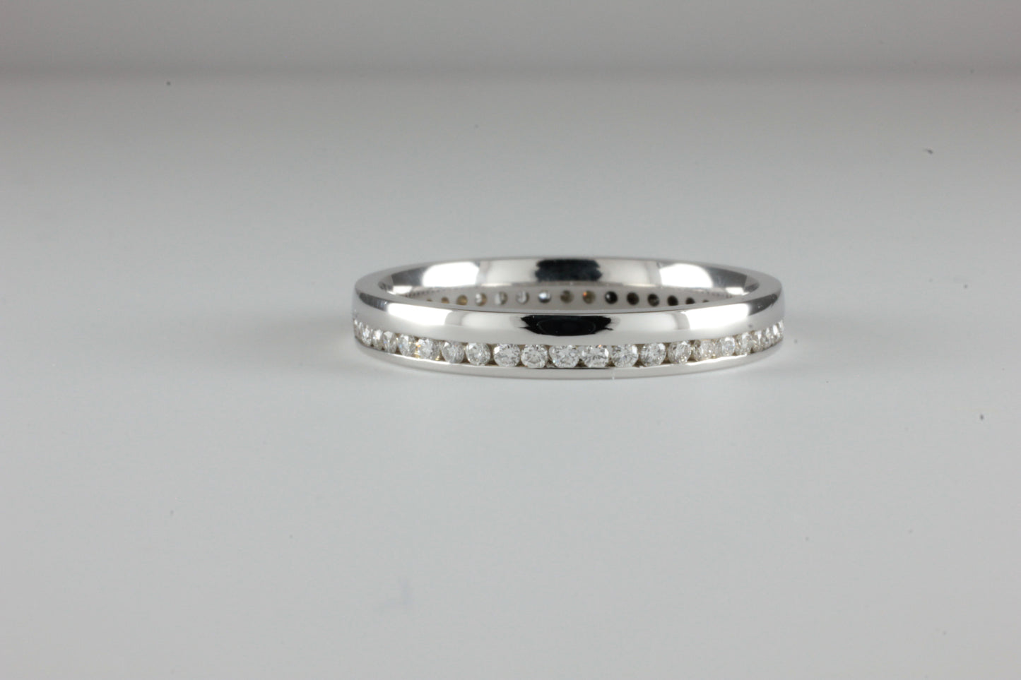 18ct White Gold 0.38ct Diamond Full Eternity Ring