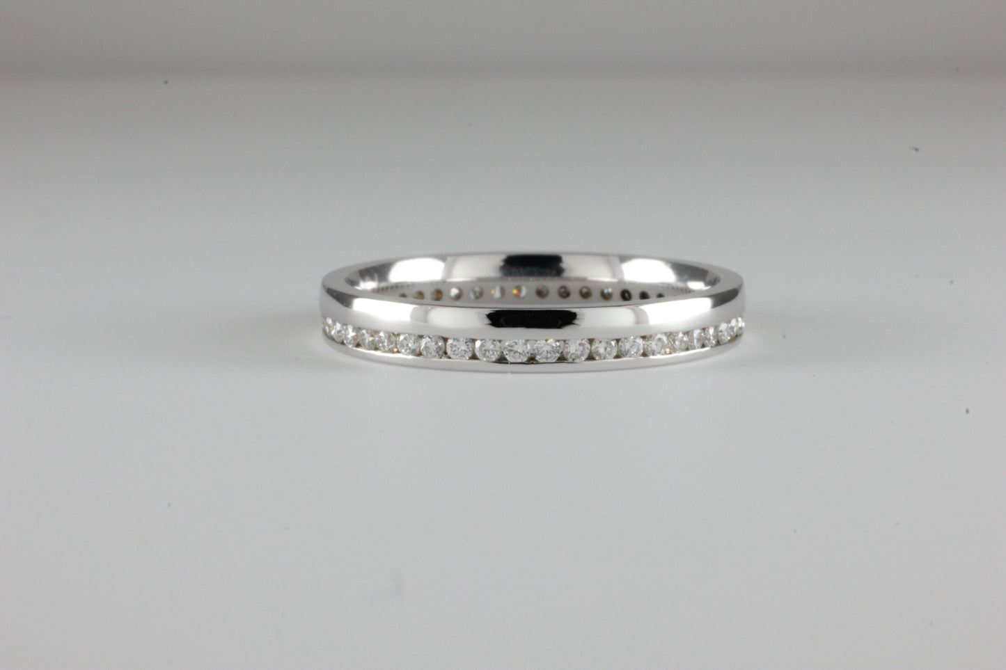 18ct White Gold 0.38ct Diamond Full Eternity Ring