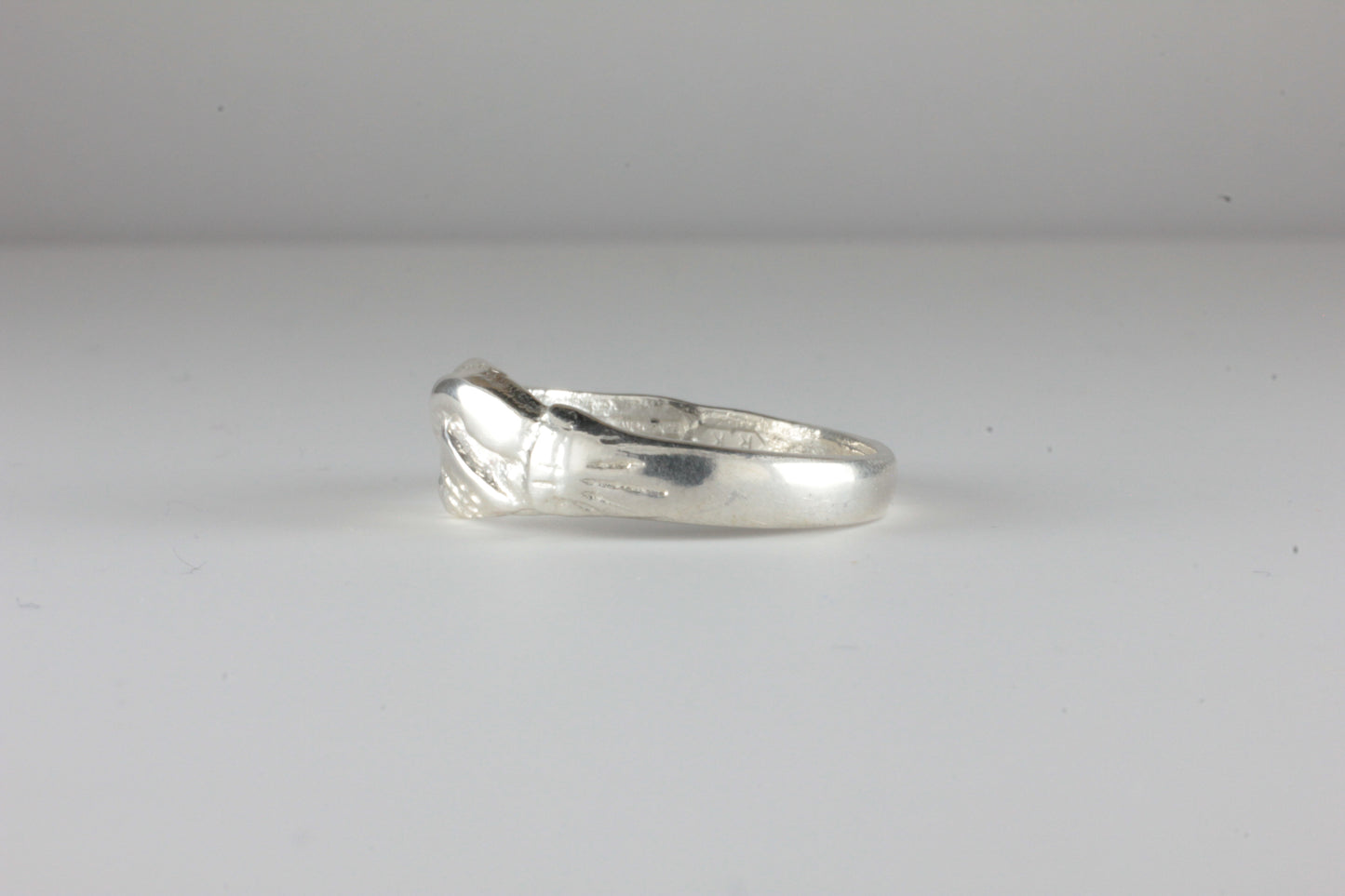 'Ludus' Clasped Hands Fede Ring C12th Medieval style