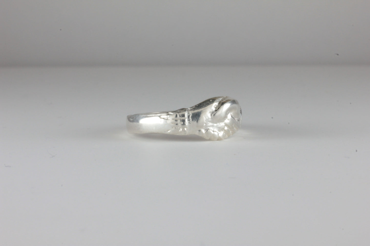 'Ludus' Clasped Hands Fede Ring C12th Medieval style