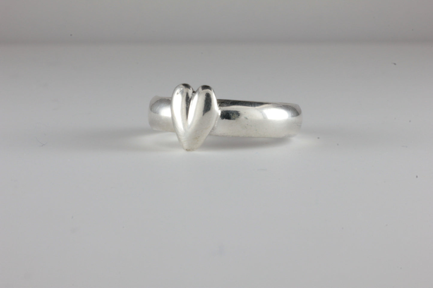 'Cordis' Medieval style Heart Ring Silver C15th