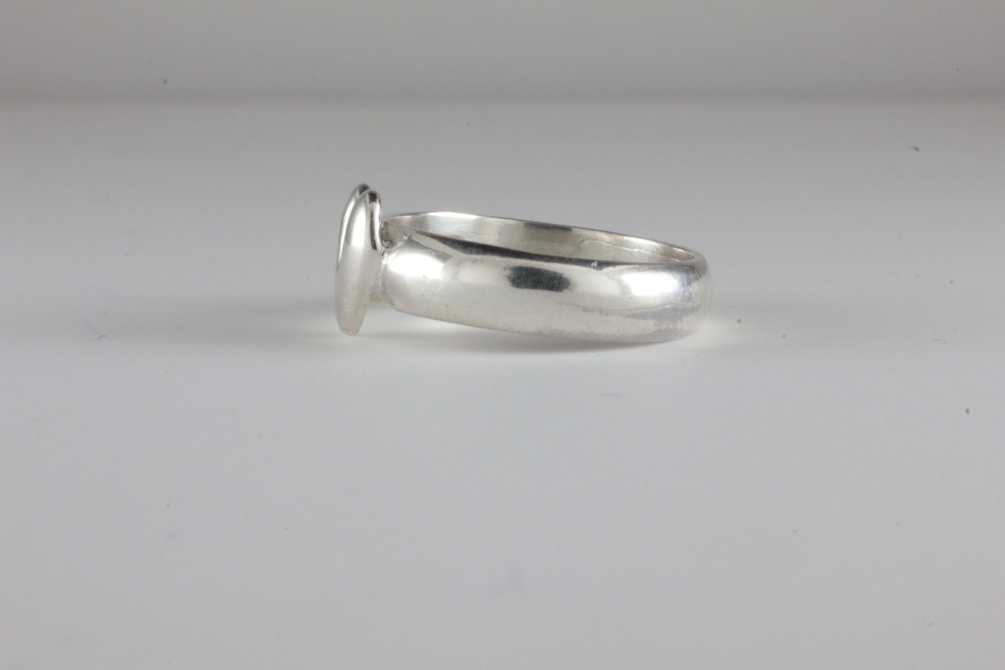 'Cordis' Medieval style Heart Ring Silver C15th