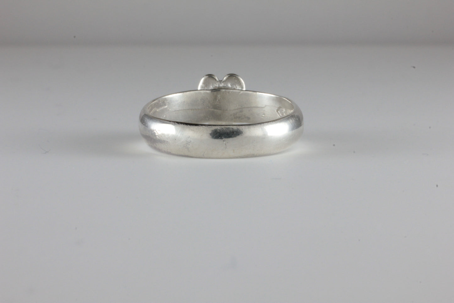 'Cordis' Medieval style Heart Ring Silver C15th
