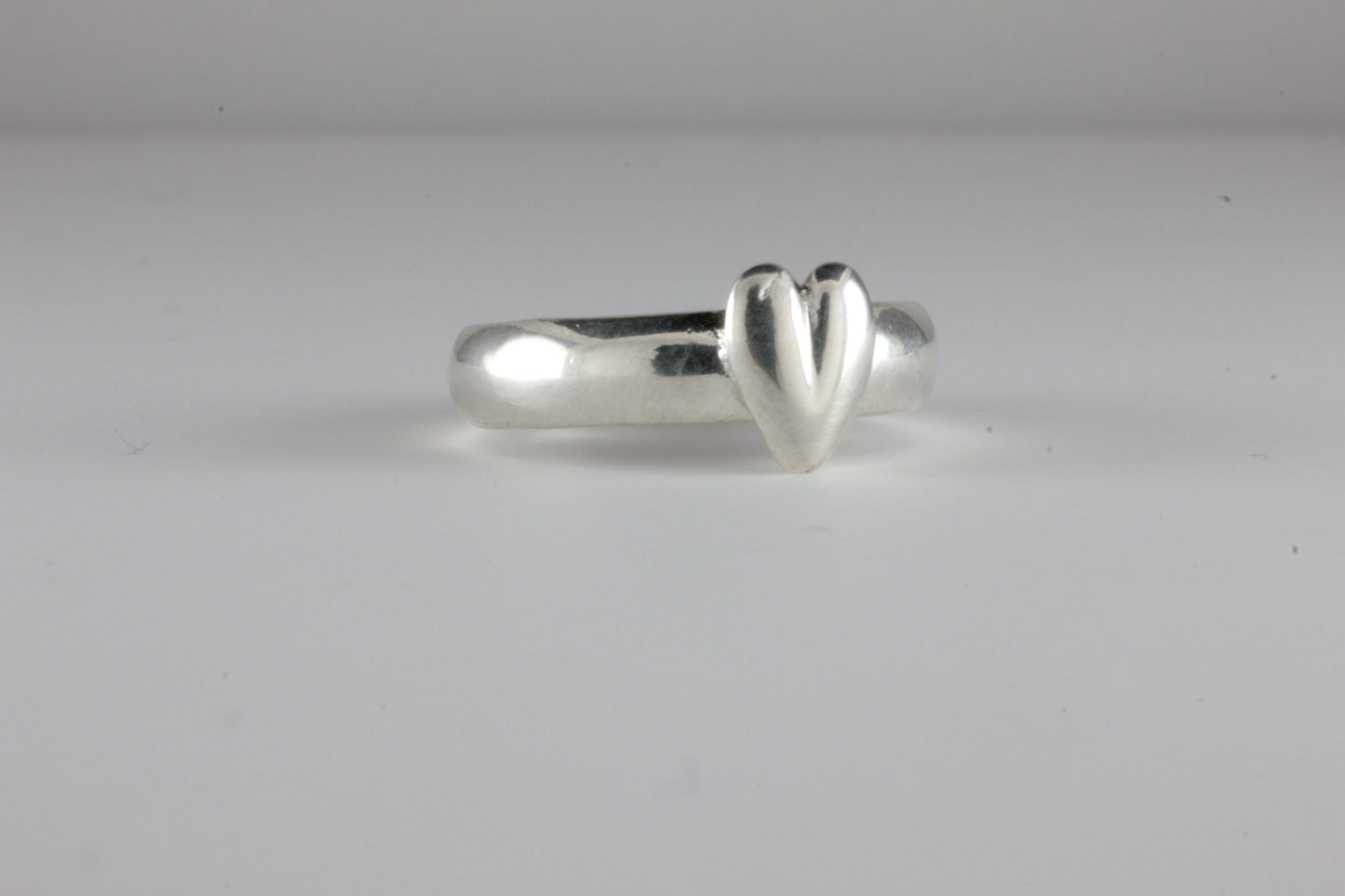 'Cordis' Medieval style Heart Ring Silver C15th