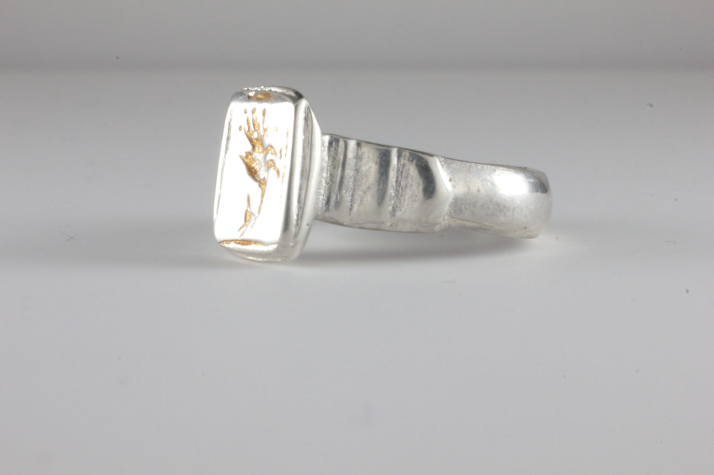 'Vernatio' Phoenix Roman c.400AD Style Ring Silver