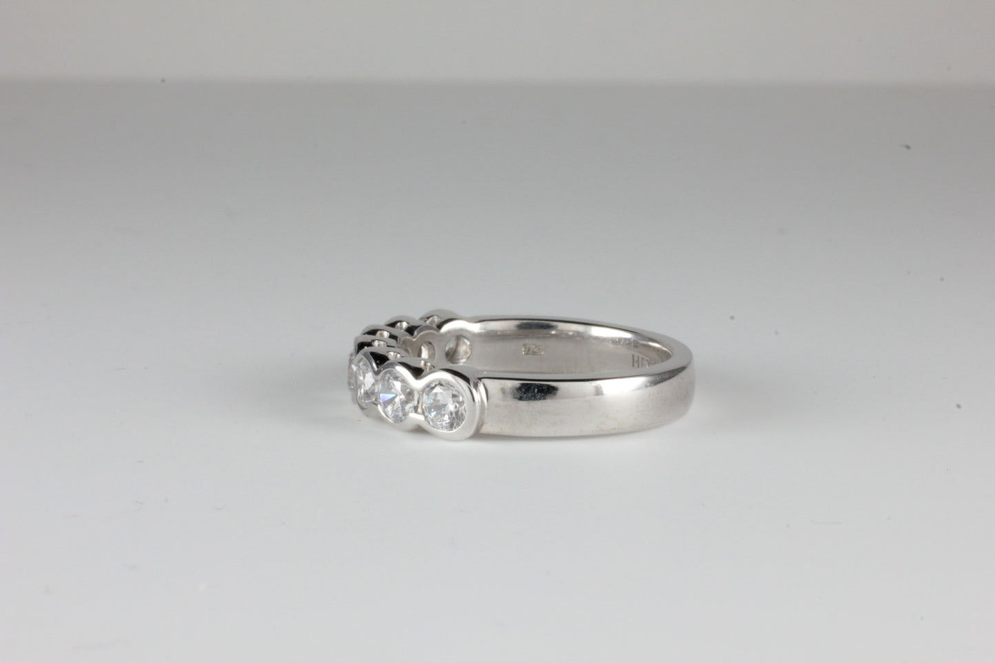 1.00ct total Rub over Diamonds Eternity Ring