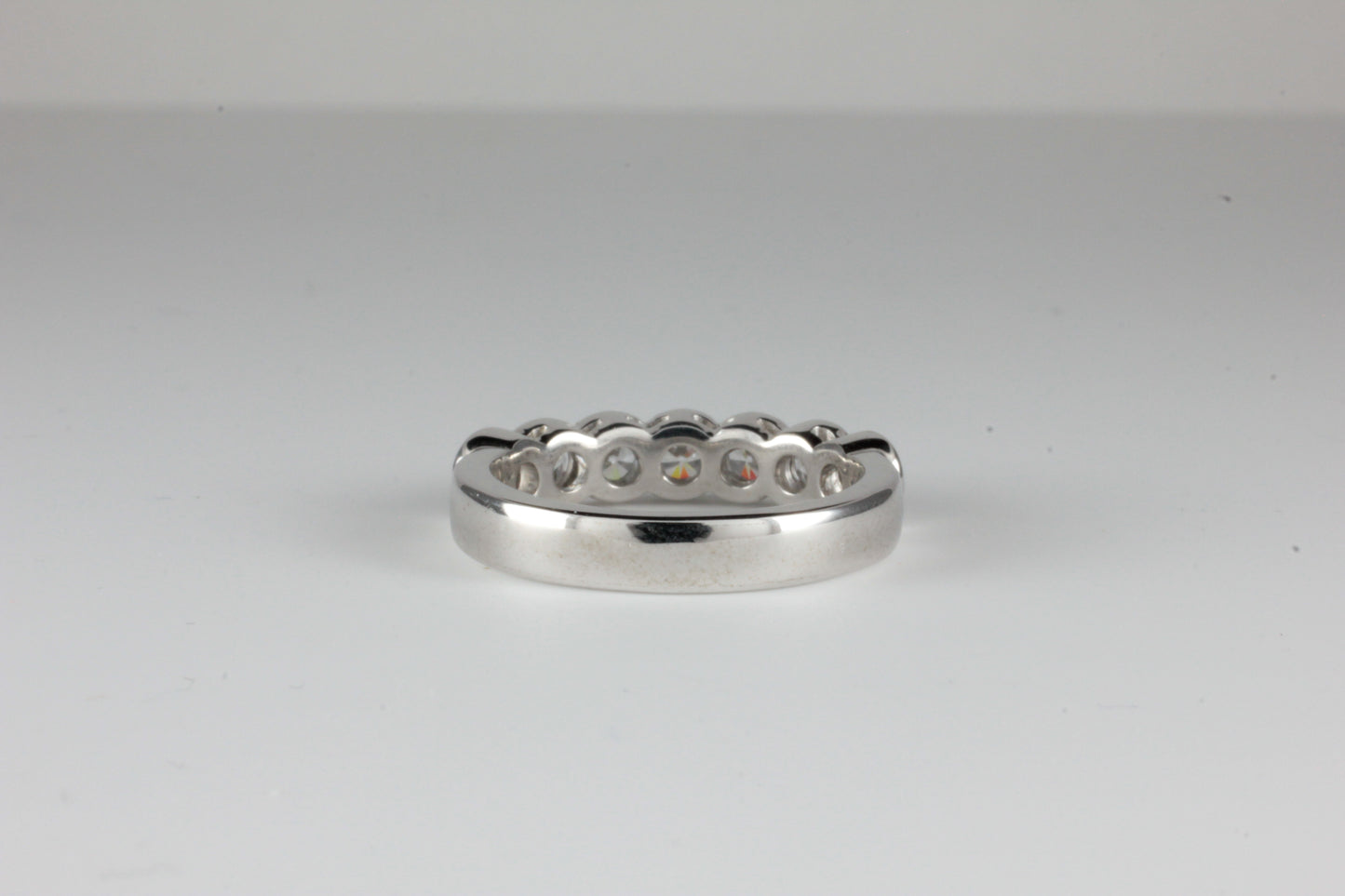 1.00ct total Rub over Diamonds Eternity Ring