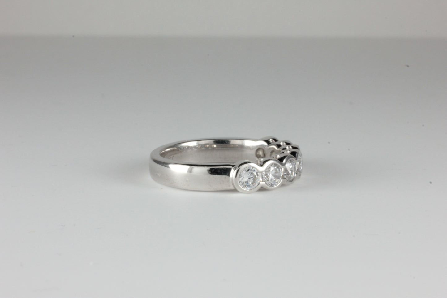 1.00ct total Rub over Diamonds Eternity Ring