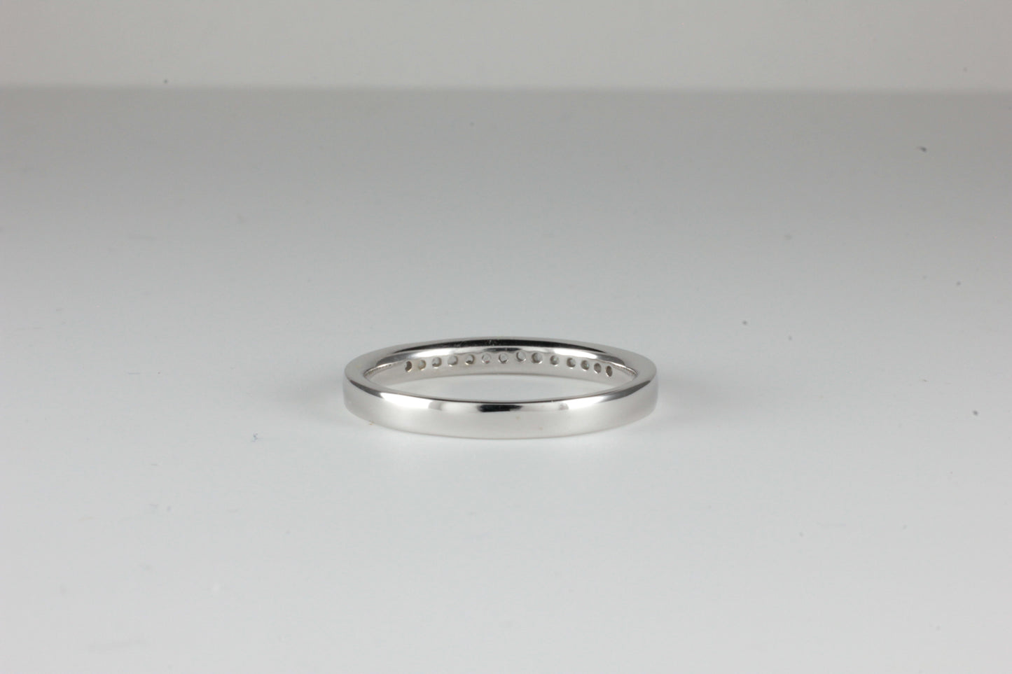 Platinum Eternity Ring with 0.20ct Princess Cut Diamonds