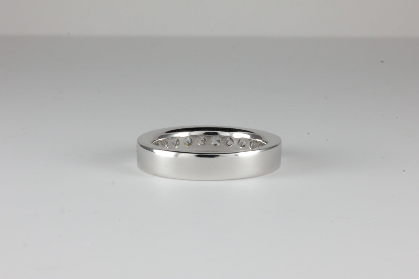 Platinum Half Eternity 1.50ct Ring Princess Cut Diamonds