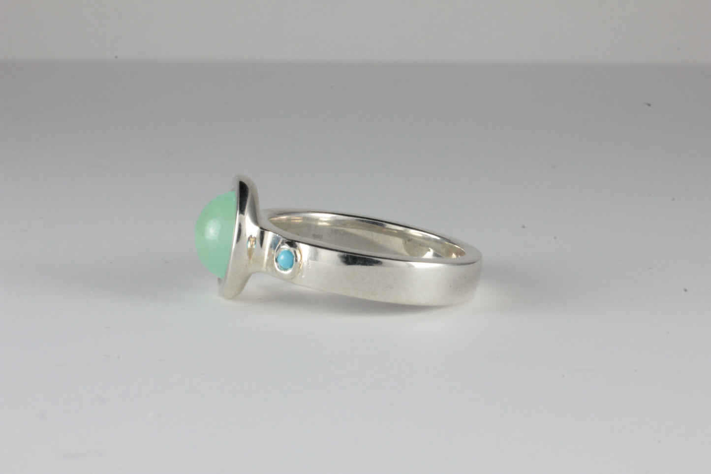 Chrysoprase & Turquoise ring