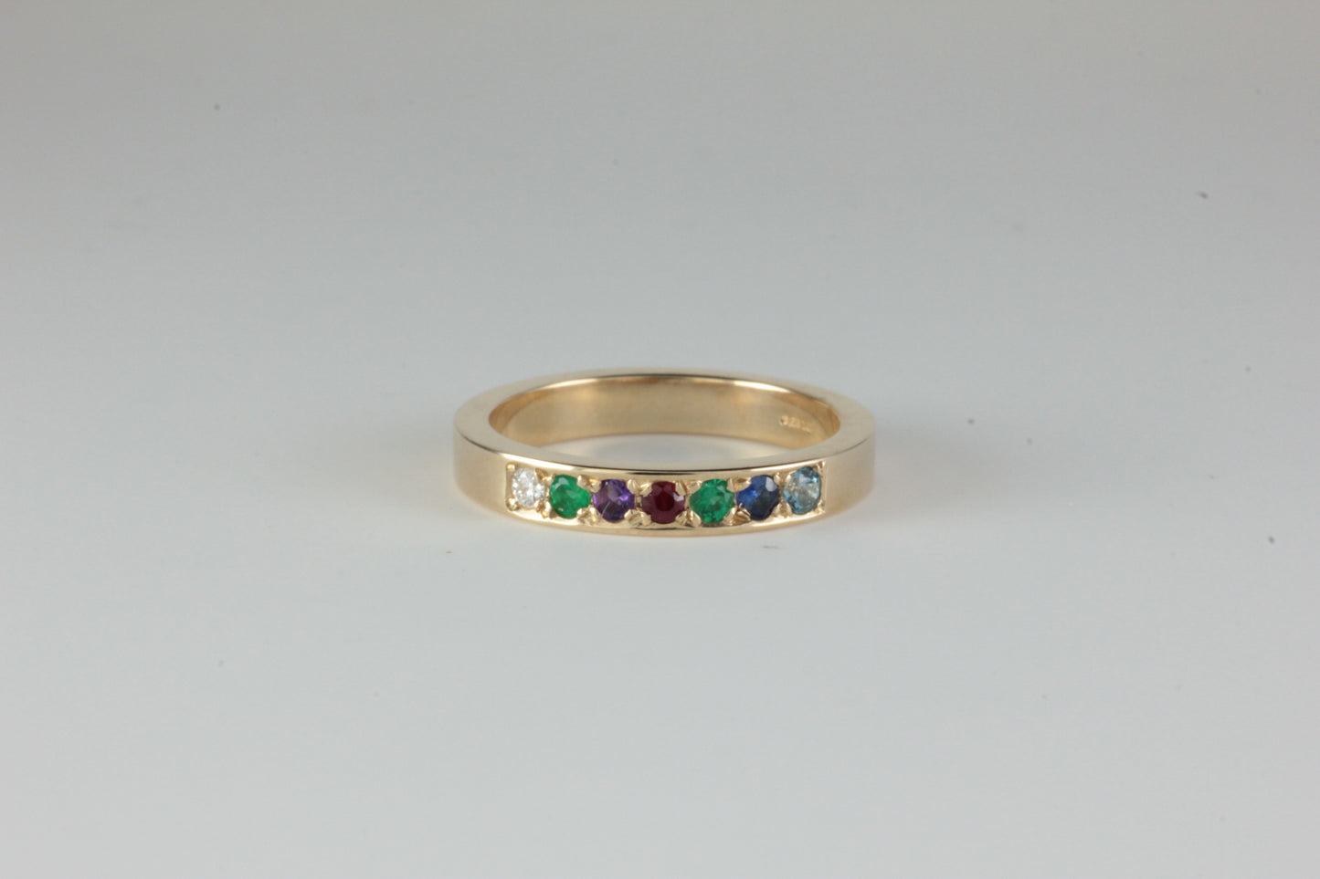Victorian / Edwardian style 'DEAREST' Ring Acrostic Eternity Band