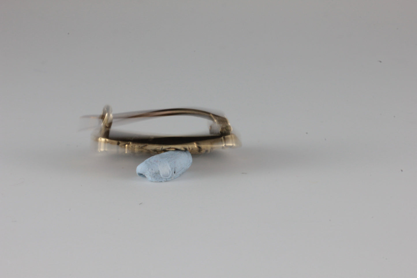 Antique Mourning brooch c.1828 memento mori pin