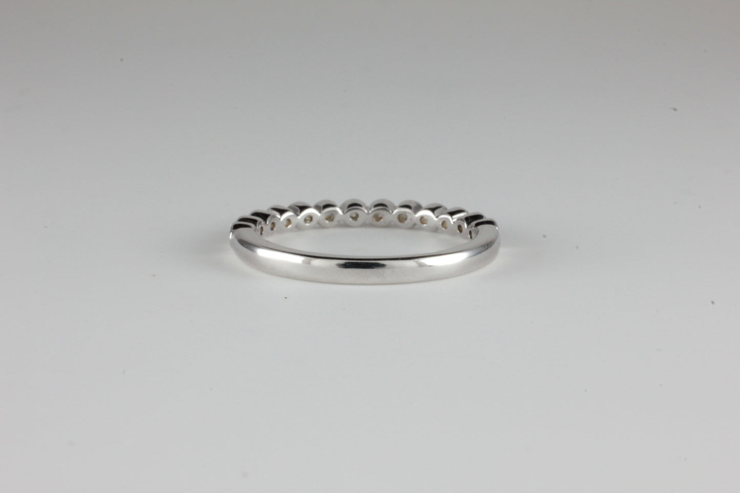 0.25ct total Rub over with Milgrain Diamonds Wedding / Eternity Band