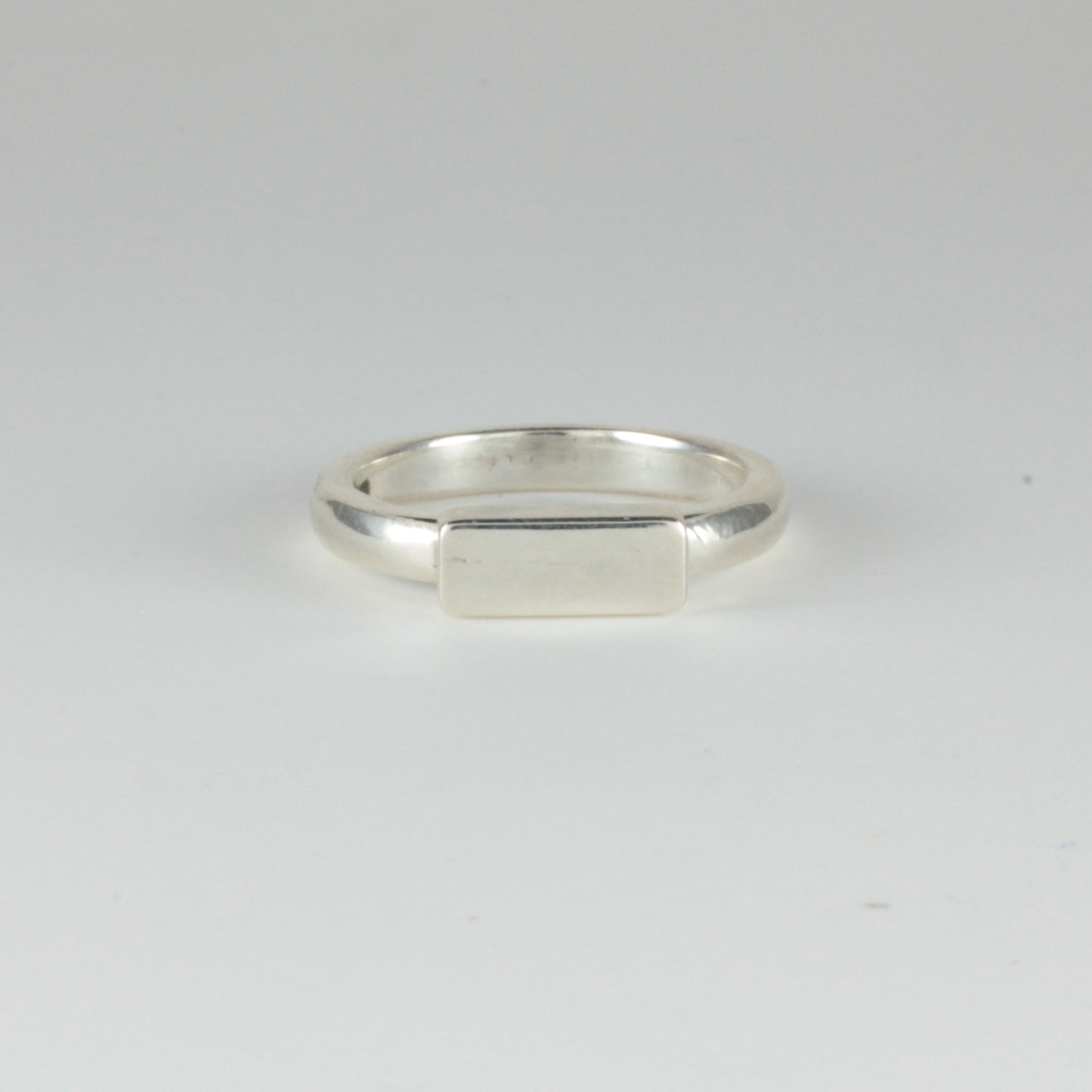 Ancient Greek style rectangular head signet ring