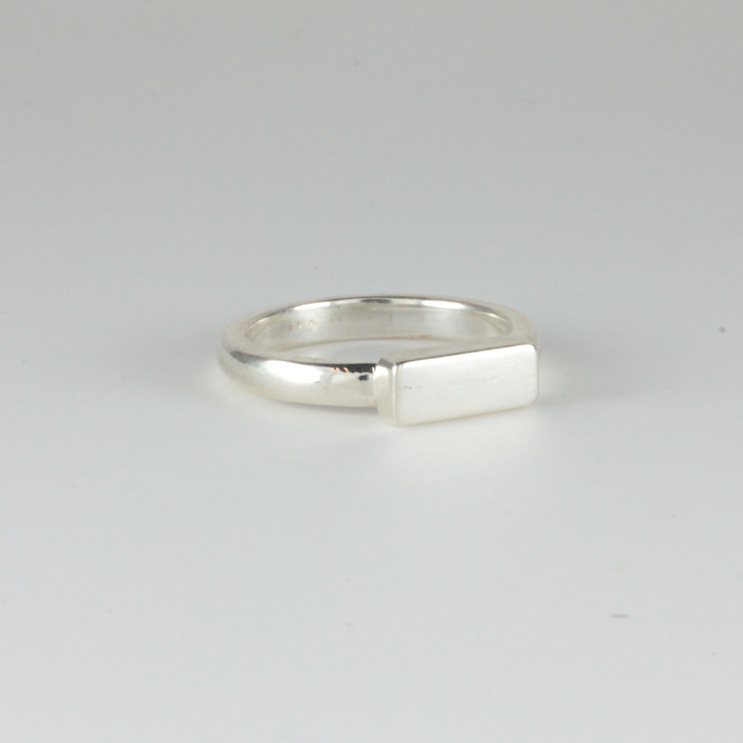 Ancient Greek style rectangular head signet ring