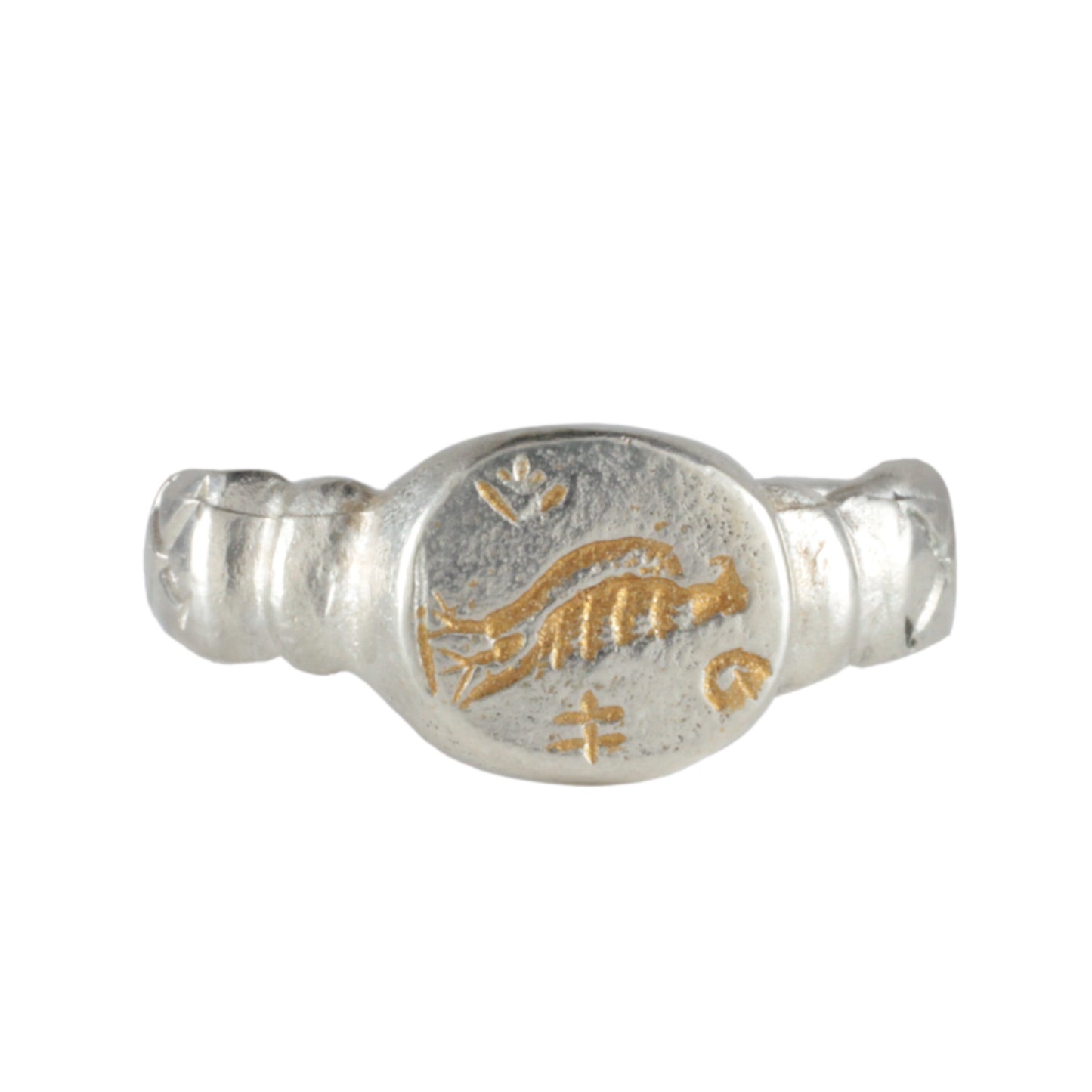 Legionary Imperial Roman Style Eagle Ring Silver