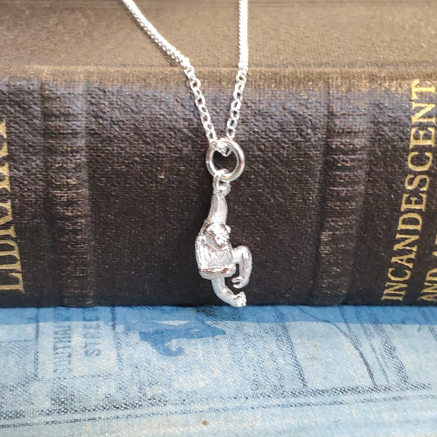 Sterling Silver Cheeky Monkey Pendant