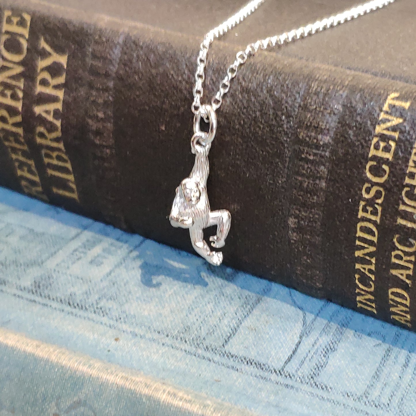 Sterling Silver Cheeky Monkey Pendant