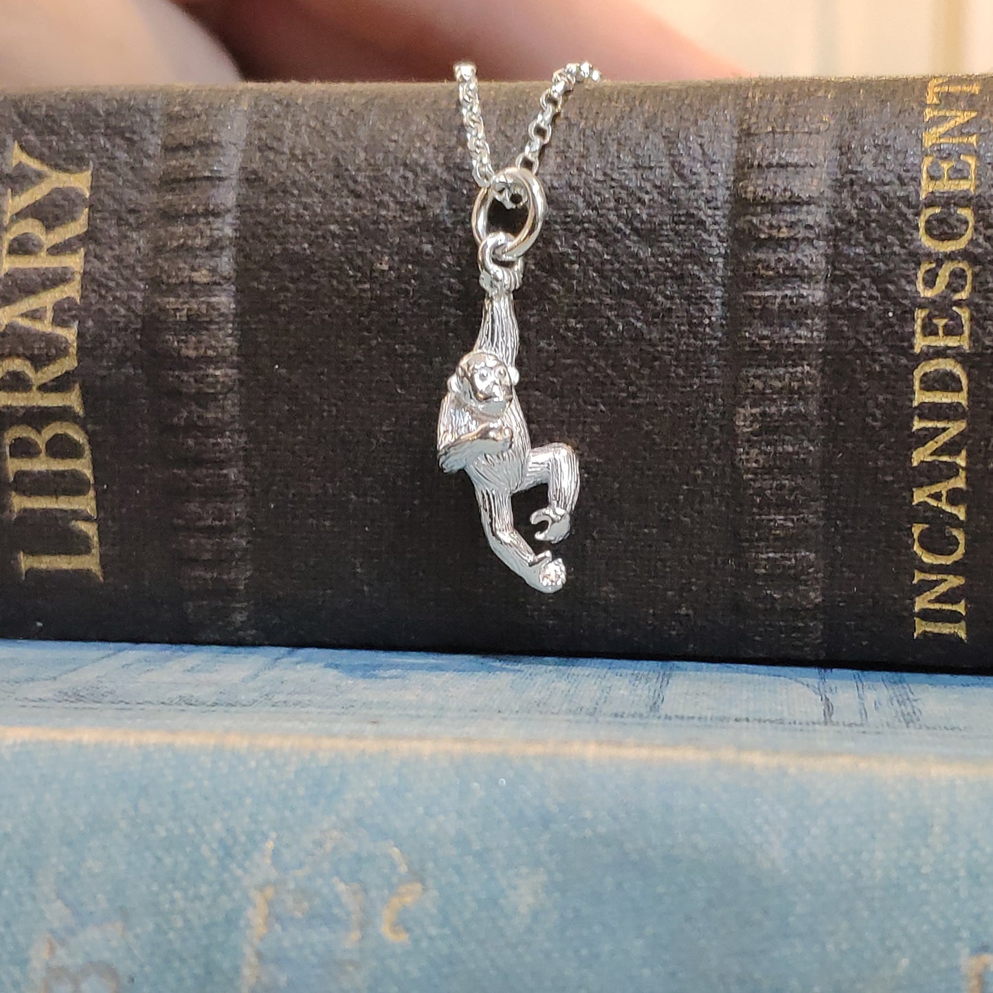 Sterling Silver Cheeky Monkey Pendant