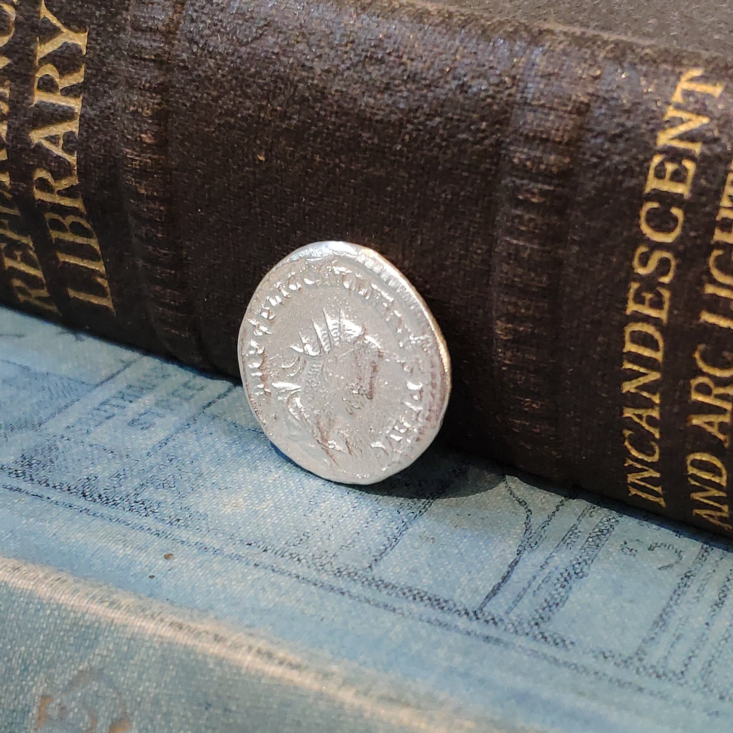 Antoninianus Reproduction Roman Coin in Sterling Silver