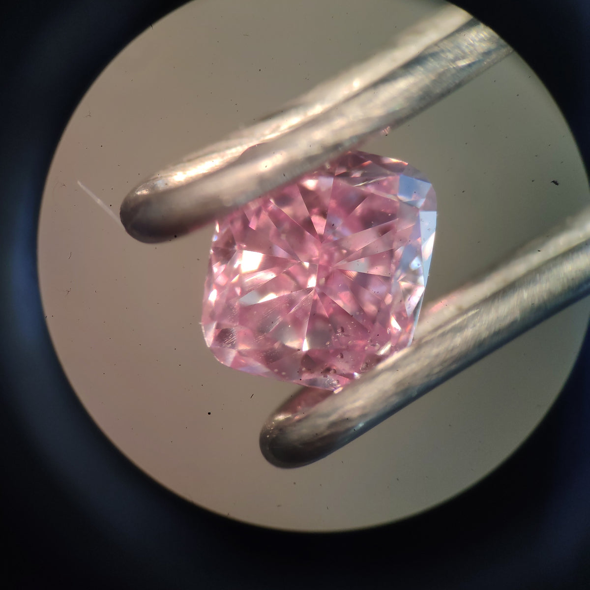 0.16ct Loose Fancy Pink Diamond GIA Cushion Cut
