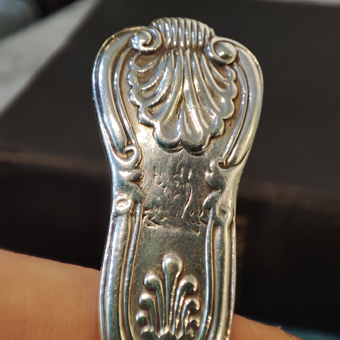 Hallmarked Silver c.1856 Teaspoon by Samuel Hayne & Dudley Cater Silverware