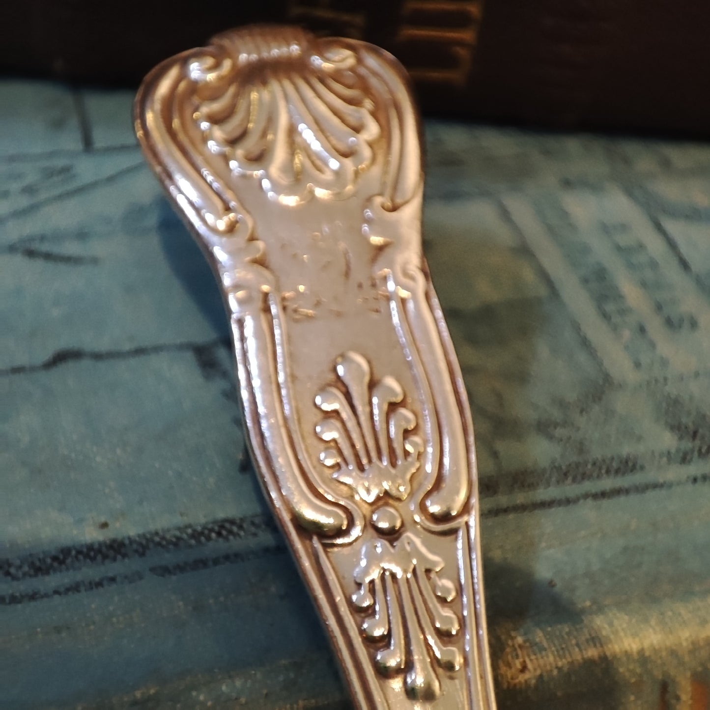 Hallmarked Silver c.1856 Teaspoon by Samuel Hayne & Dudley Cater Silverware
