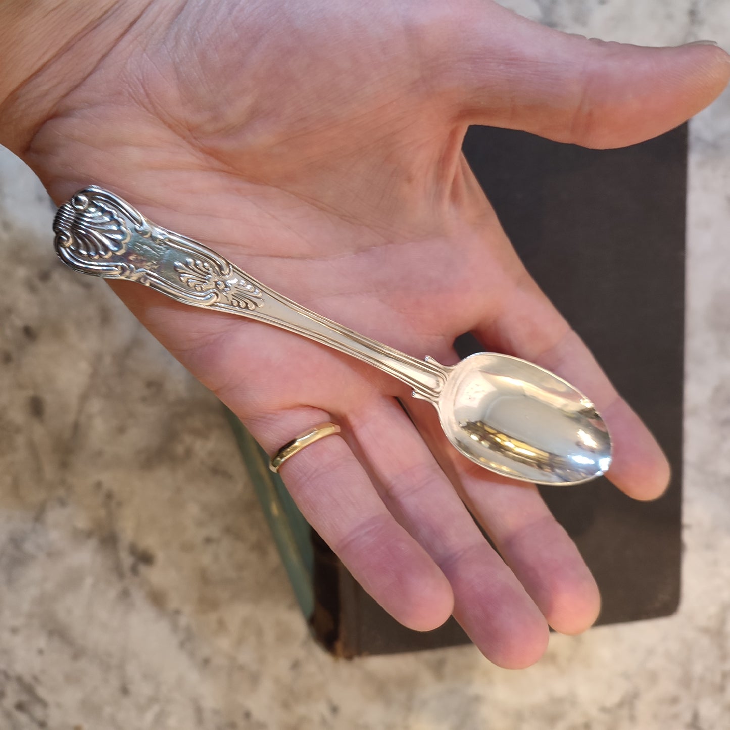 Hallmarked Silver c.1856 Teaspoon by Samuel Hayne & Dudley Cater Silverware
