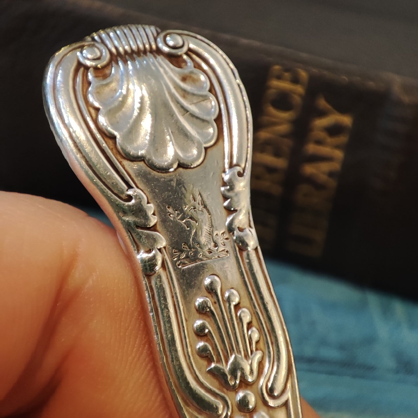 c.1870 Hallmarked Silver Victorian Teaspoon by George Adams Silverware