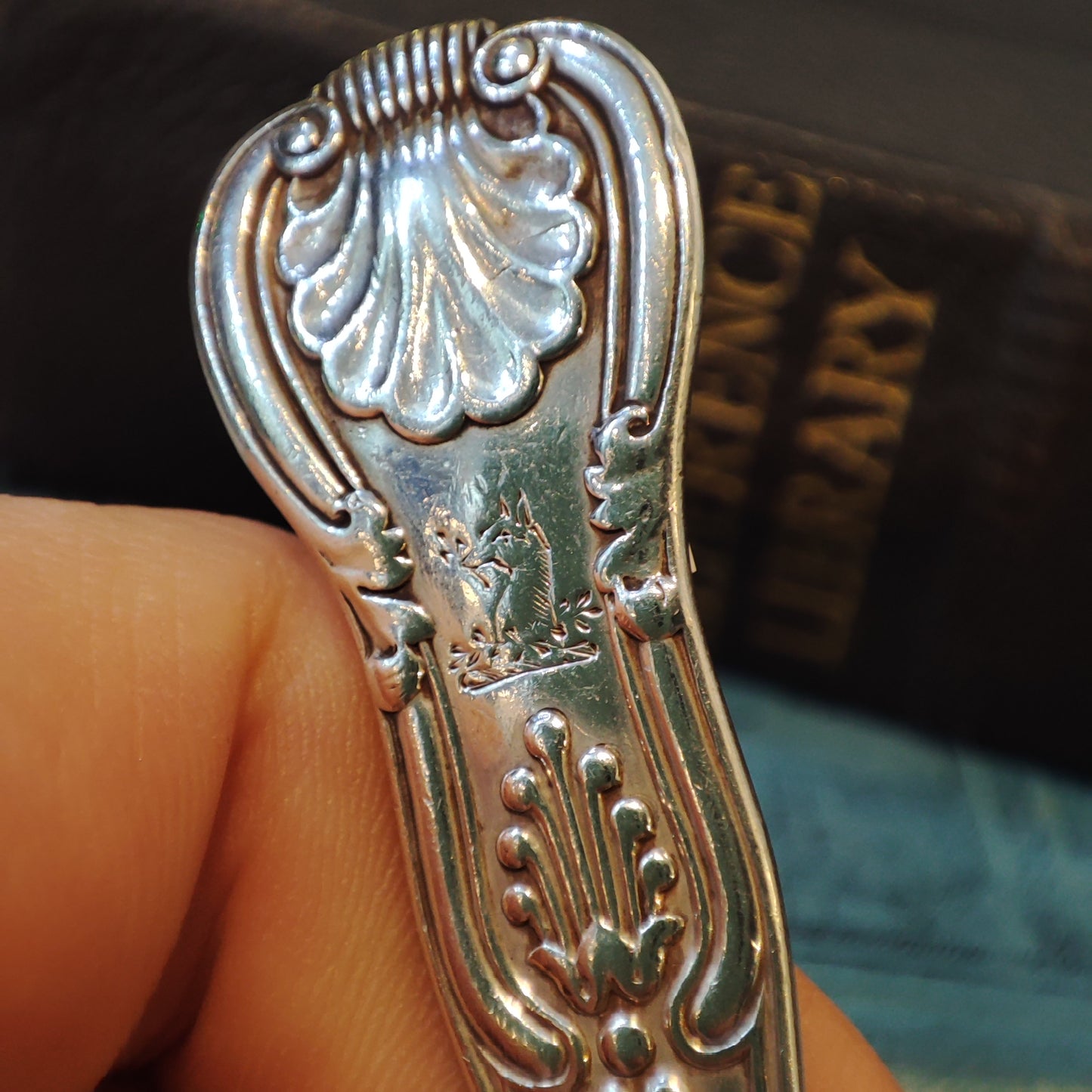 c.1870 Hallmarked Silver Victorian Teaspoon by George Adams Silverware