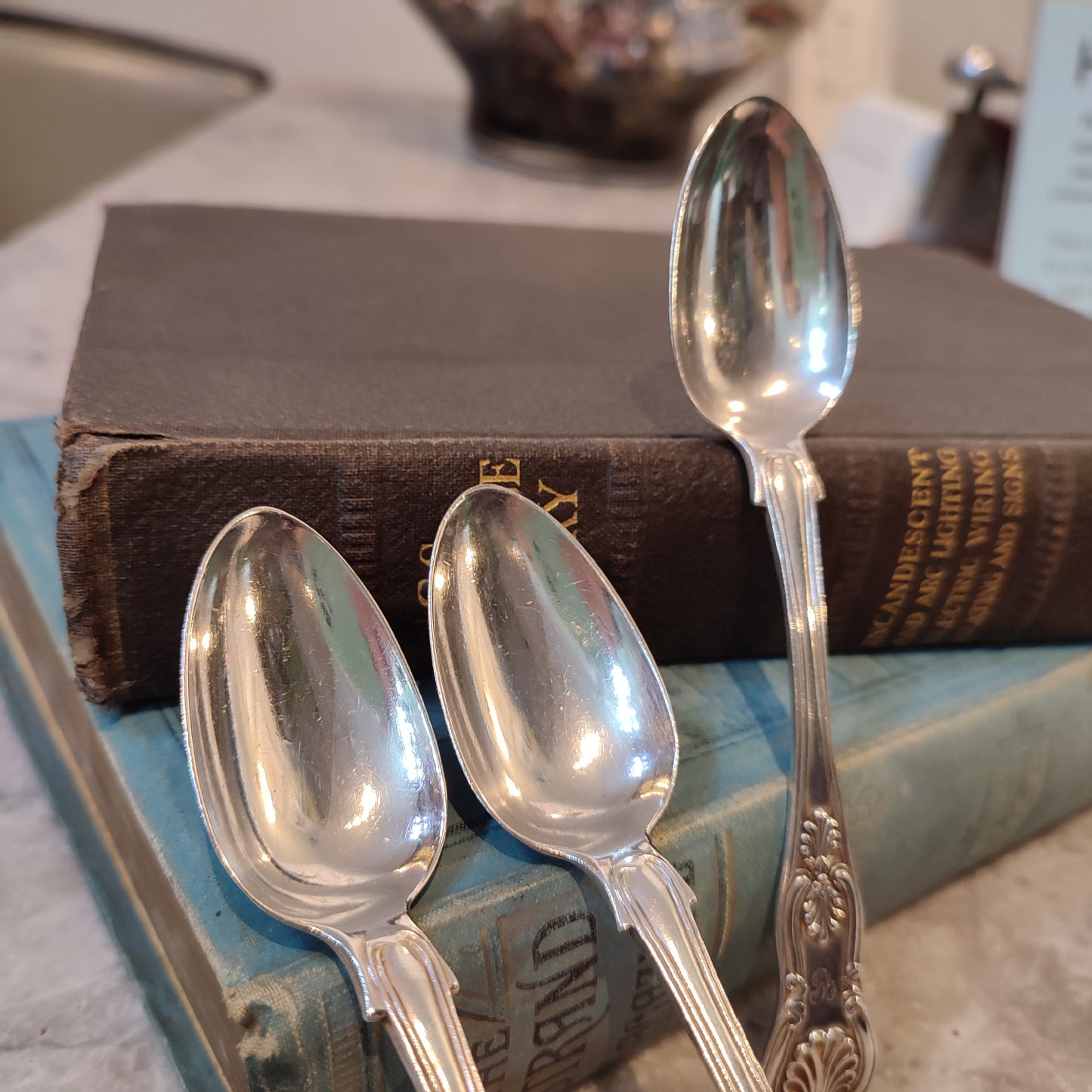 c.1839 Hallmarked Silver Early Victorian Teaspoons by John and Henry Lias Silverware
