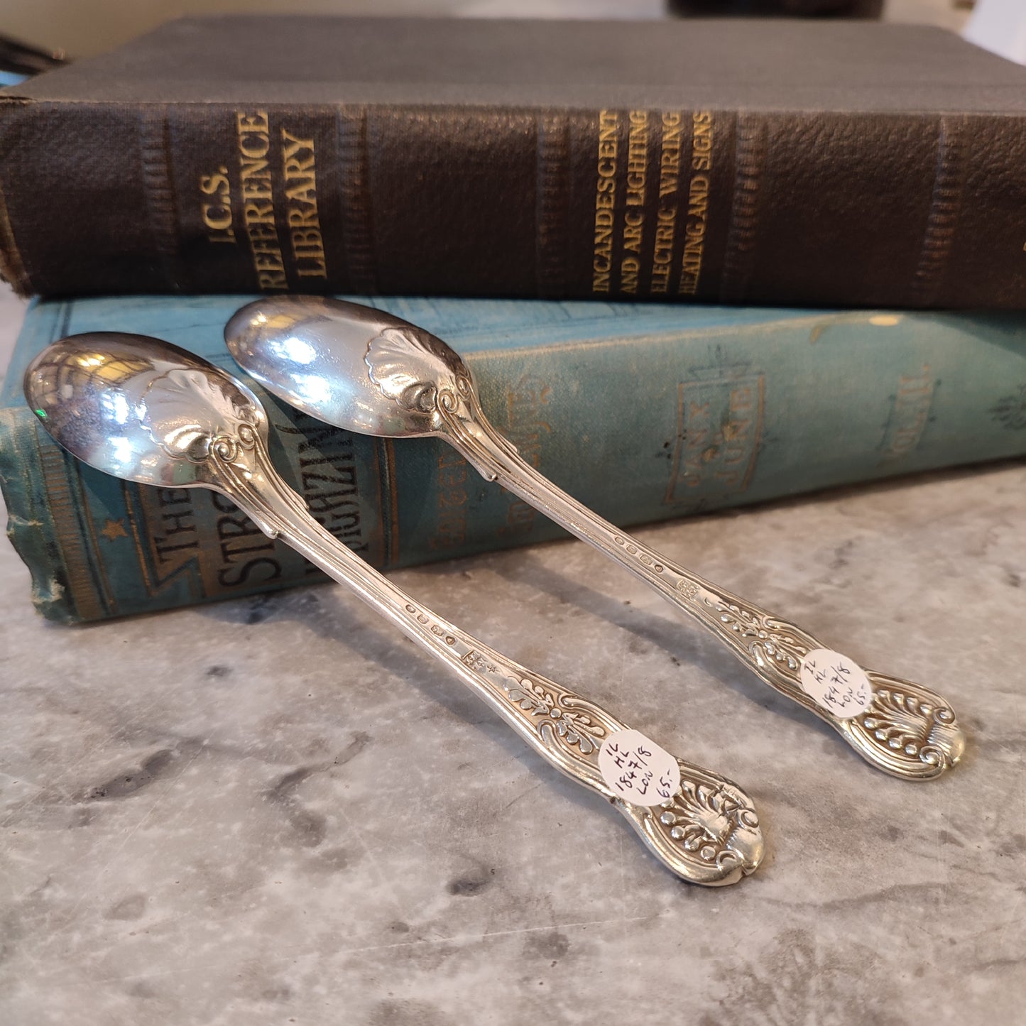 c.1847 Hallmarked Silver Early Victorian Teaspoons by John and Henry Lias Silverware