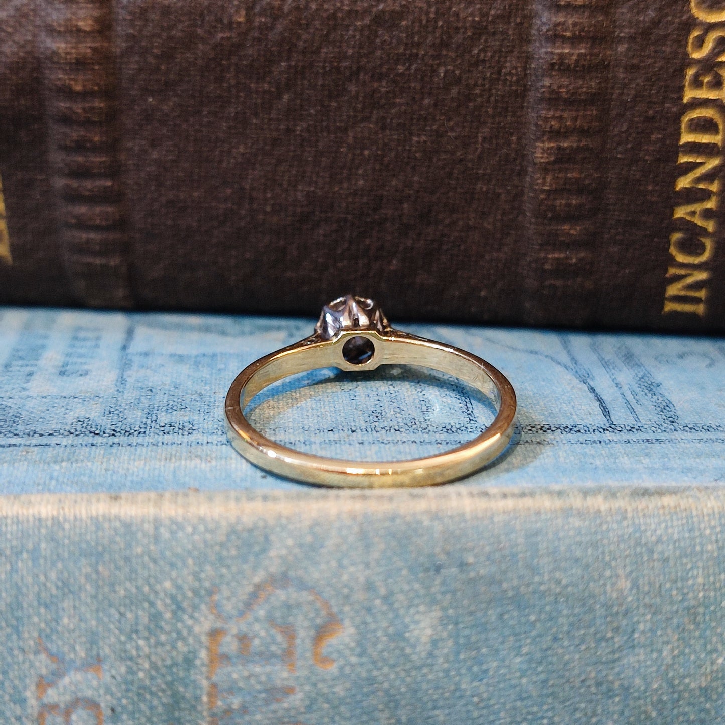 Vintage 0.20ct Diamond Ring in 18ct Yellow Gold Illusion set