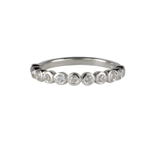 0.50ct total Rub over Diamonds Wedding / Eternity Band