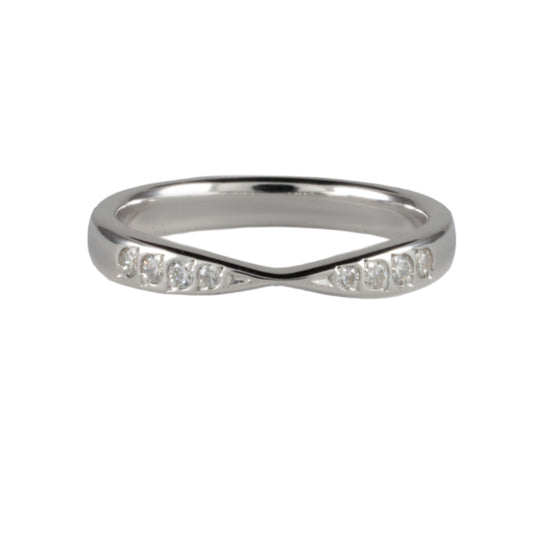 'Bow Tie' Ring with 0.15ct Diamonds