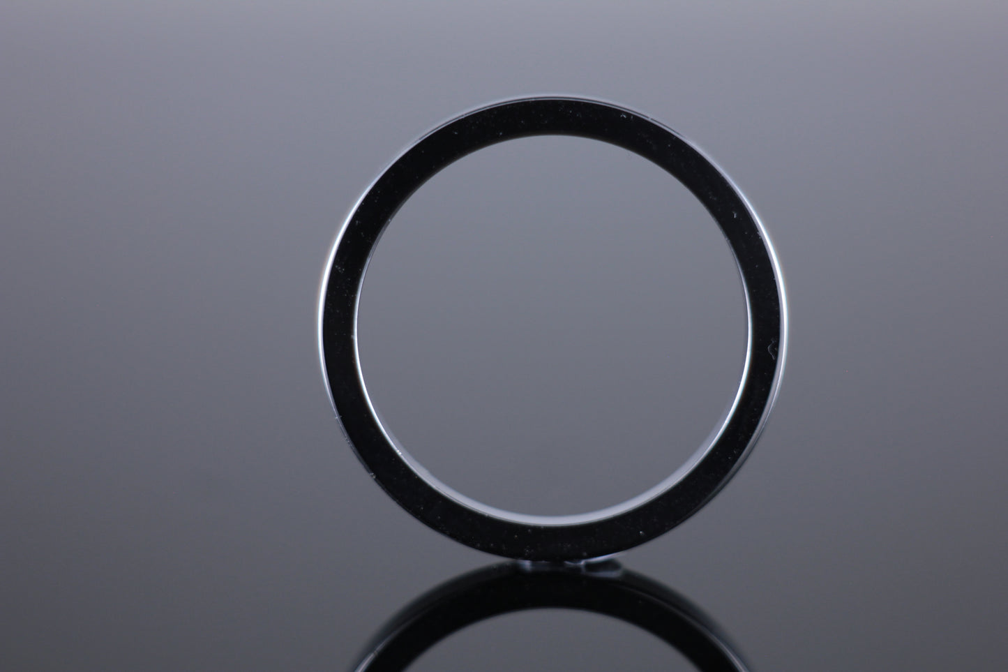 2mm Flat Wedding Band 18ct White Gold