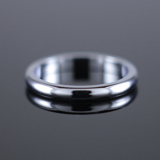 18ct 2.5mm 'D' Profile Wedding Band in Yellow, Rose or White Gold