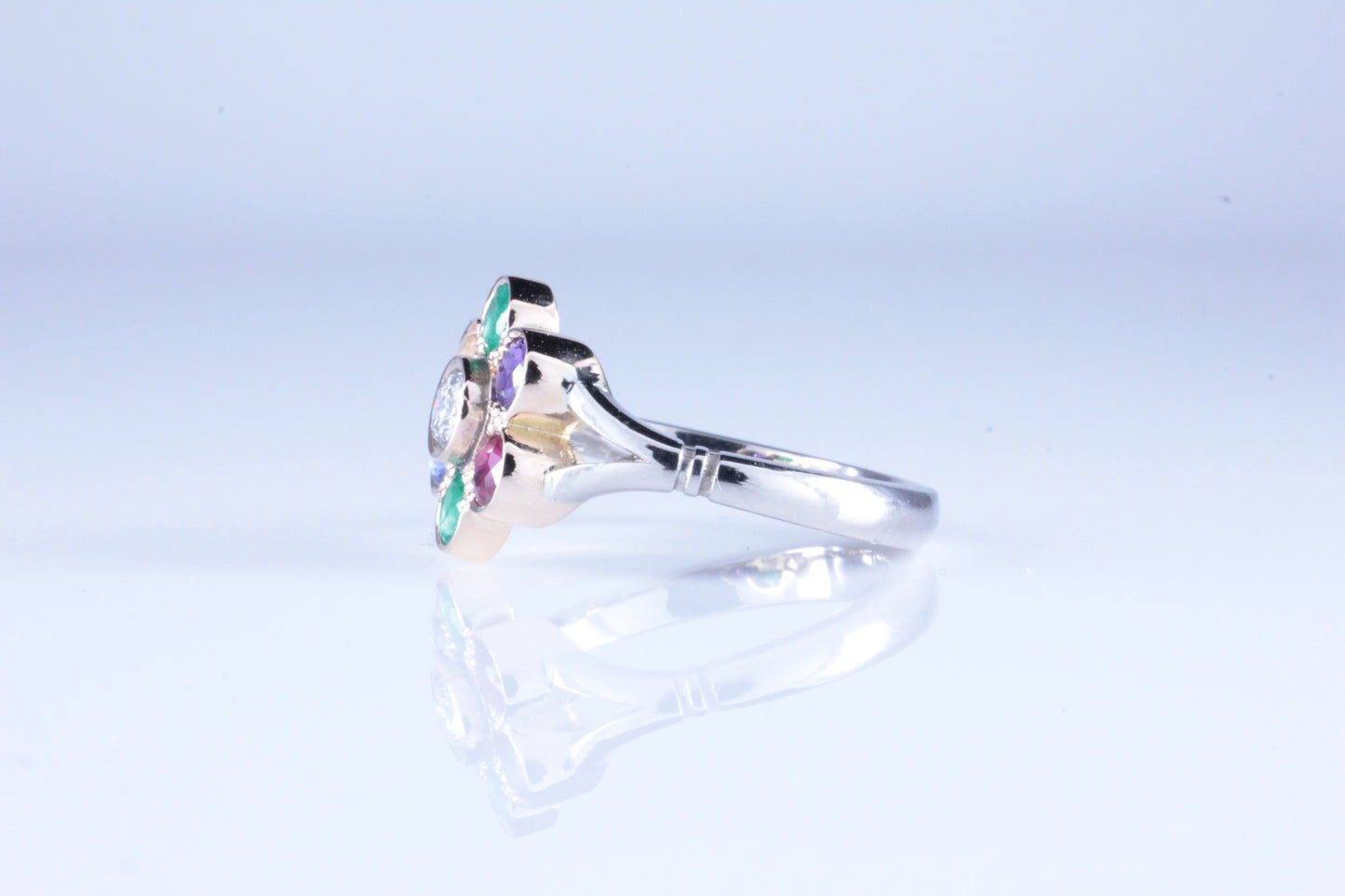 Dearest Ring Daisy Edwardian style in 18ct