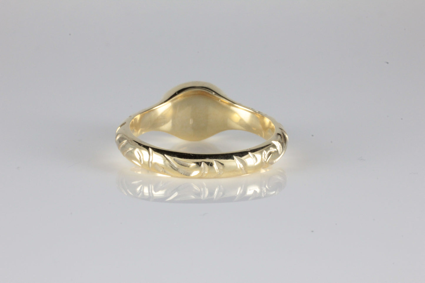 'Odessos' Georgian style Oval Amethyst Cabochon Ring