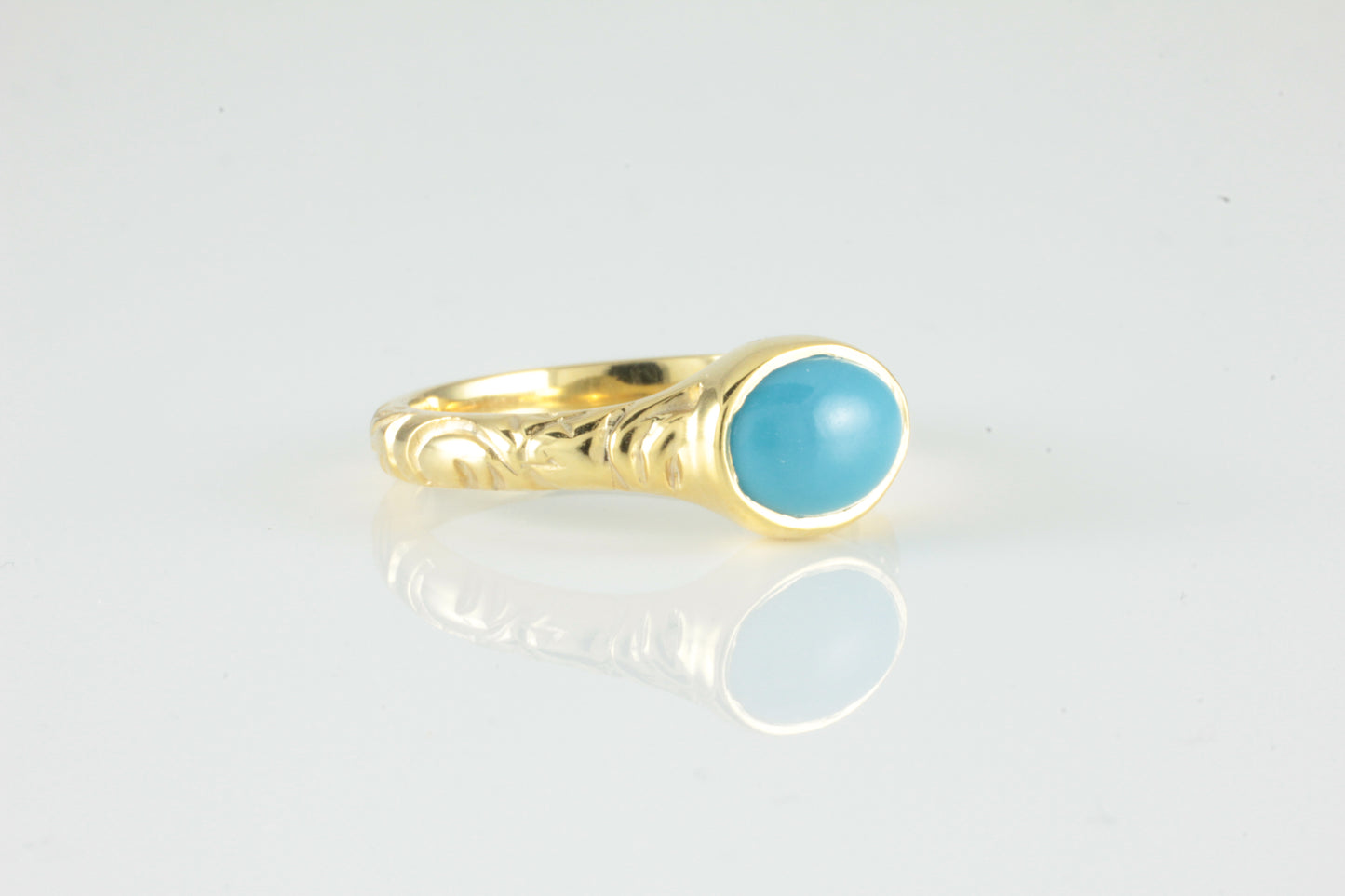 Jane Austen Style Turqouise Ring